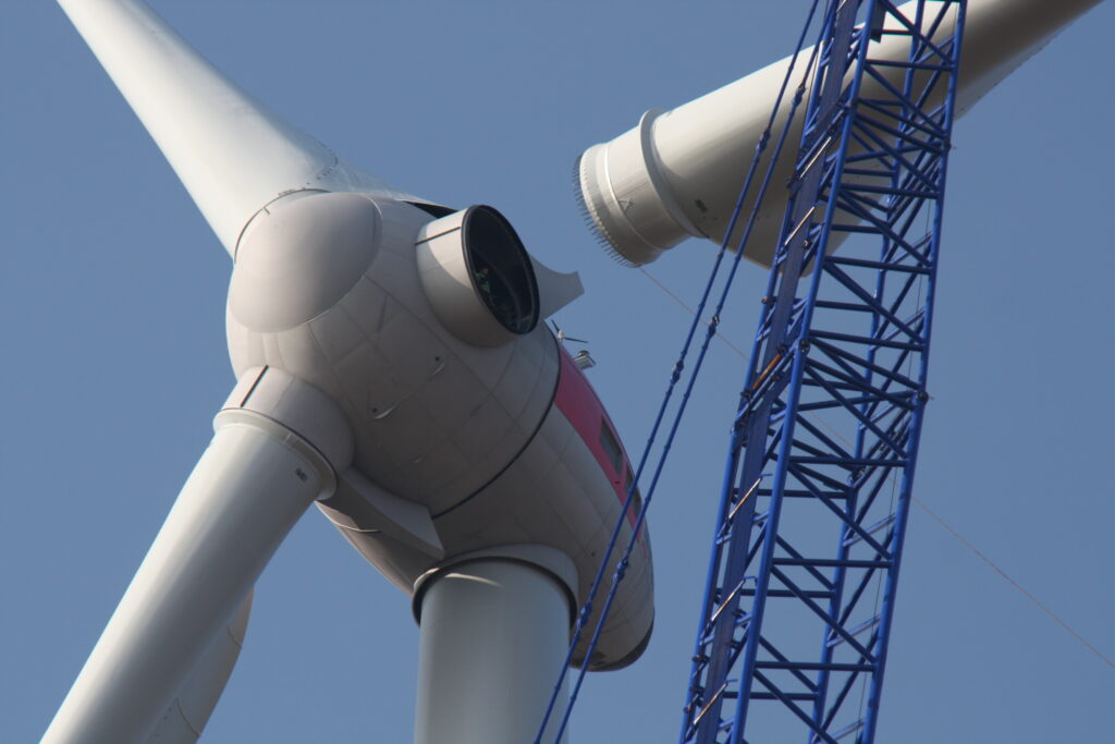 windenergie, windkraft, windpark, rotorblatt, nabe